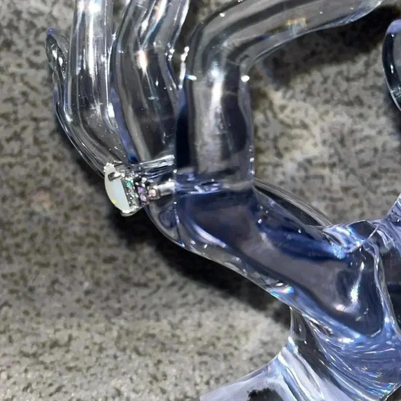 🆕 Sparkling Silver & Crystal Ring Size 7 - Picture 6 of 8